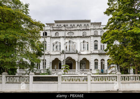 Whitehall building, Port  of Spain, Trinidad and Tobago Stock Photo