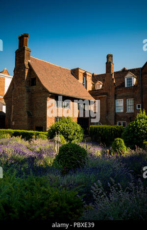 Tudor mansion in grounds of park in Ipswich Suffolk Stock Photo