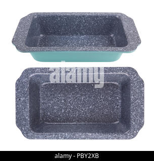 baking tray isolated on a white background Stock Photo
