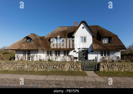 Frisia house, Keitum, Sylt, North Frisia, Schleswig-Holstein, Germany, Europe Stock Photo