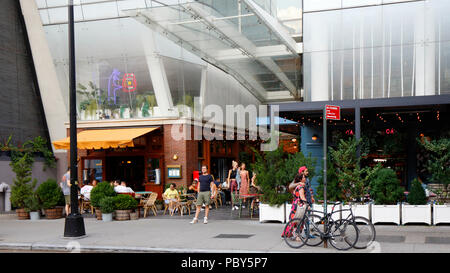 The Standard East Village, 25 Cooper Square, New York NY. exterior storefront of a boutique hotel in the East Village neighborhood of Manhattan. Stock Photo