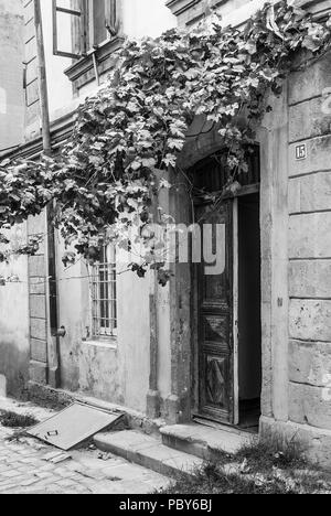 baku city old town street view in azerbaijan Stock Photo