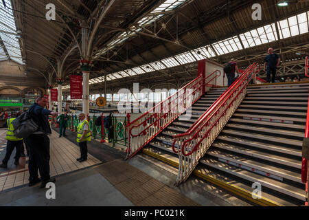 Preston railway station Stock Photo