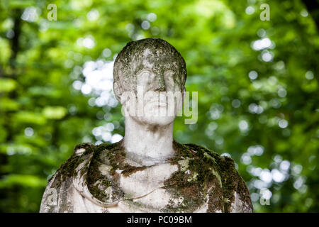 Gaius Julius Caesar, bust at Nordkirchen Moated Palace, Germany Stock Photo