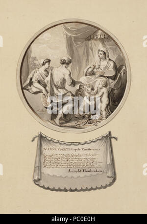 Joanna Koerten op de kunsttroon Stock Photo Alamy