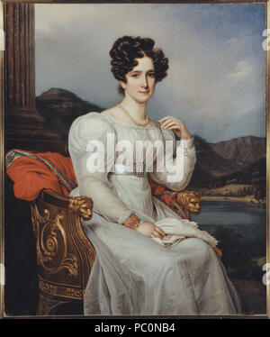 36 Fredrika Dorotea Vilhelmina, 1781, 1826, Drottning av Sverige (Joseph Karl Stieler) - Nationalmuseum - 42444 Stock Photo