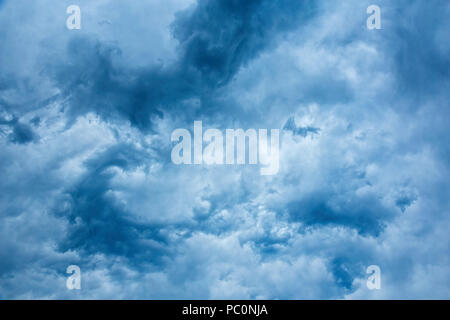 Nice blue stormy clouds Stock Photo