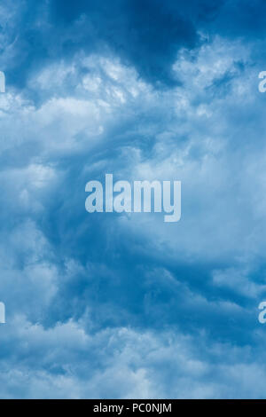Nice blue stormy clouds Stock Photo