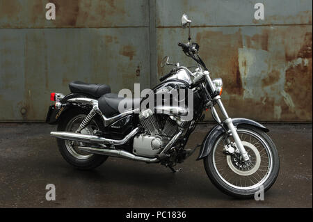 motorcycle, beautiful, classic, dangerous, fast, parked, driving, highway, brakes, disc, combustion, transport Stock Photo