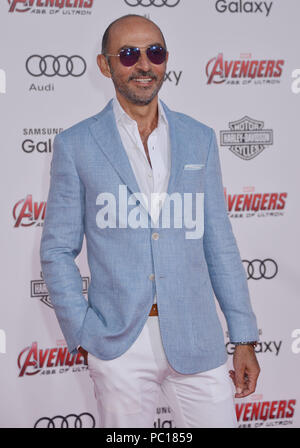 Shaun Toub at the  Avengers Age of Ultron Premiere at the Dolby Theatre in Los Angeles. April, 13, 2015.Shaun Toub ------------- Red Carpet Event, Vertical, USA, Film Industry, Celebrities,  Photography, Bestof, Arts Culture and Entertainment, Topix Celebrities fashion /  Vertical, Best of, Event in Hollywood Life - California,  Red Carpet and backstage, USA, Film Industry, Celebrities,  movie celebrities, TV celebrities, Music celebrities, Photography, Bestof, Arts Culture and Entertainment,  Topix, Three Quarters, vertical, one person,, from the year , 2015, inquiry tsuni@Gamma-USA.com Stock Photo