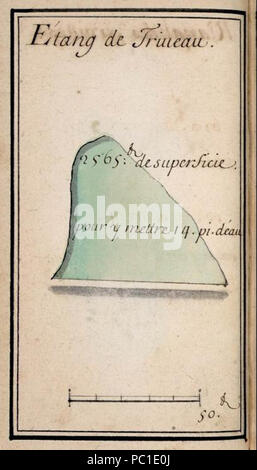 488 Plans réservoirs de Meudon 12 Stock Photo