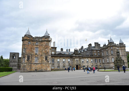 Palace of Holyrood Castle, Edinburgh, Scotland. June, 2018 Stock Photo