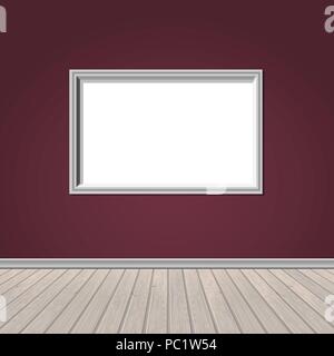 wall window and wooden floor Stock Vector