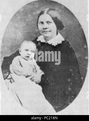 380 Lucy Stone and her daughter Stock Photo