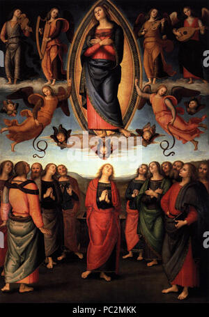 Perugino's 'Assunta dell'Annunziata' is a Renaissance painting ...