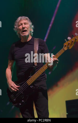Rogers Waters performs at the SSE Hydro in Glasgow  Featuring: Rogers Waters Where: Glasgow, Scotland, United Kingdom When: 29 Jun 2018 Credit: Peter Kaminski/WENN.com Stock Photo