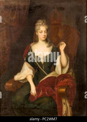 497 Portrait of Princess Sophie Dorothea of Hanover, wife of King Friedrich Wilhelm I of Prussia Stock Photo