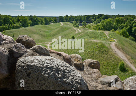 Medieval castle ruins in Rakvere, Estonia Stock Photo