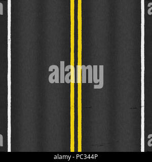 Illustration of a typical asphalt road texture seamless Stock Photo