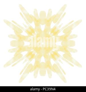 watercolor mandala tile pattern, vector illustration Stock Vector