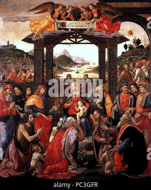 Adoration of the Magi Spedale degli Innocenti Stock Photo - Alamy
