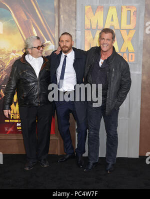 George Miller, Tom Hardy, Mel Gibson 016 arriving at the Mad Max Fury Road Premiere at the TCL Chinese Theatre in Los Angeles. May 7, 2015.George Miller, Tom Hardy, Mel Gibson 016  Event in Hollywood Life - California, Red Carpet Event, USA, Film Industry, Celebrities, Photography, Bestof, Arts Culture and Entertainment, Topix Celebrities fashion, Best of, Hollywood Life, Event in Hollywood Life - California, Red Carpet and backstage, movie celebrities, TV celebrities, Music celebrities, Arts Culture and Entertainment, vertical, one person, Photography,    inquiry tsuni@Gamma-USA.com , Credit  Stock Photo