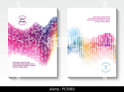 Vector geometric cover design Stock Vector