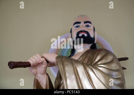 Chua Tu Quang buddhist temple. Buddhist monk.  Vung Tau. Vietnam. | usage worldwide Stock Photo