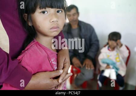 Free health clinic run by the Franciscan Missionaries of Mary.  Medical consultation. | usage worldwide Stock Photo