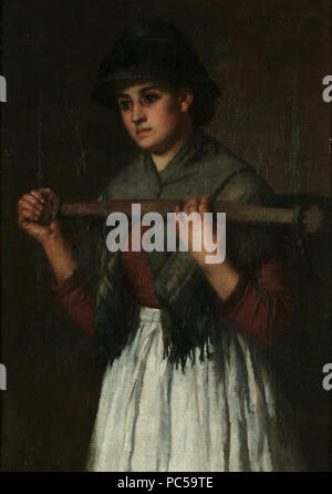 648 William Bankes Fortescue The milk maid Stock Photo