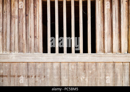 Picture of an old wooden wall. Stock Photo
