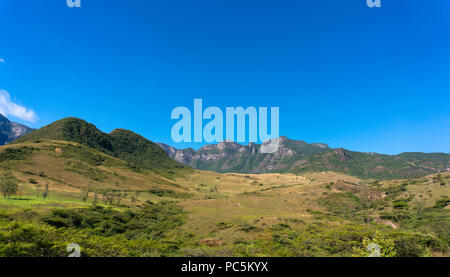 andes mountains landscape of north Peru Stock Photo