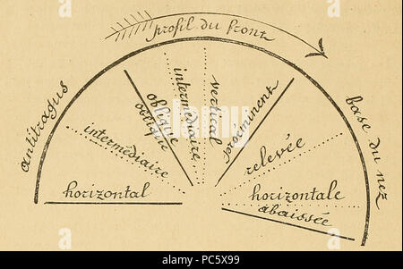 13 Bertillon - Identification anthropométrique (1893) 064 Stock Photo