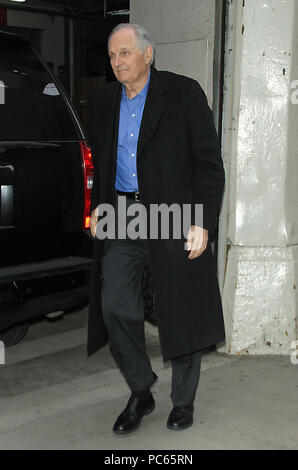 ***FILE PHOTO*** Actor Alan Alda goes public with Parkinson's disease diagnosis NEW YORK, NY - APRIL 9: Alan Alda at HuffPost Live promoting the new movie The Longest Ride on April 9, 2015 in New York City. Credit: RW/MediaPunch Stock Photo