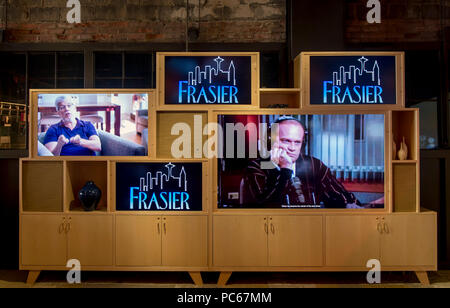 Jamestown, New York, USA. 31st July, 2018. A display at the National Comedy Center during its grand opening week. Located in Lucille Ball's hometown, the National Comedy Center is a state-of-the-art, interactive museum that celebrates comedy's great minds and unique voices. Credit: Brian Cahn/ZUMA Wire/Alamy Live News Stock Photo