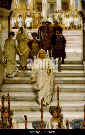 Lawrence Alma-Tadema (Dutch and British, 1836-1912). 'The Triumph of Titus: The Flavians,' 1885. oil on panel. Walters Art Museum (37.31): Commissioned by William T. Walters, 1881. 81 Sir Lawrence Alma-Tadema, RA, OM - The Triumph of Titus - The Flavians - Walters 3731 Stock Photo