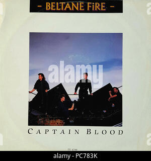 Beltane Fire   -  Captain Blood  -  Vintage vinyl album cover Stock Photo