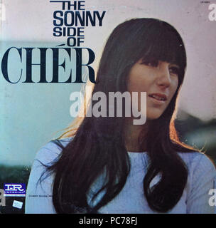 Cher   -  The Sonny Side Of Cher  -  Vintage vinyl album cover Stock Photo