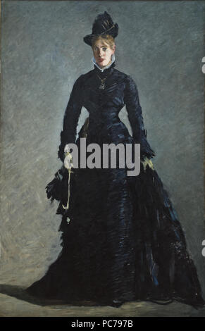 Édouard Manet, A Parisian Lady, Parisian, painting, Ellen Andrée