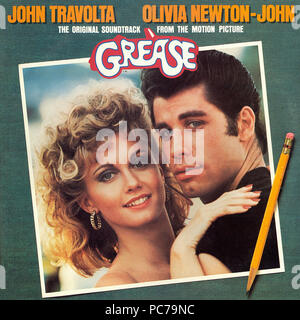 Grease – Original Motion Picture Soundtrack -  vintage vinyl cover album (Front) Stock Photo
