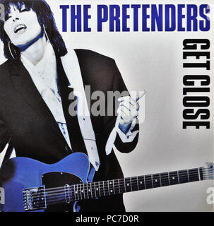 The Pretenders   -  Get Close  -  Vintage vinyl album cover Stock Photo