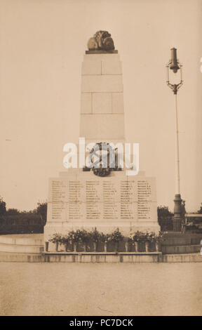 Vintage Photograph of Morecambe War Memorial, Lancashire, England Stock Photo