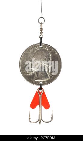 coin fishing lure CA Trolling Dodger 6