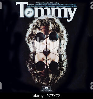 Various Artists   -  Tommy Original Soundtrack Recording  -  Vintage vinyl album cover Stock Photo