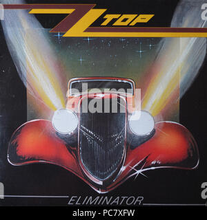 ZZ Top Eliminator Album Stock Photo Alamy