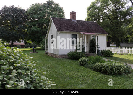 Birthplace of Herbert Hoover, National Historic Site and Presidential Library Museum, West Branch, Iowa, USA Stock Photo
