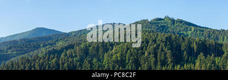 Germany, XXL black forest landscape panorama with blue sky Stock Photo
