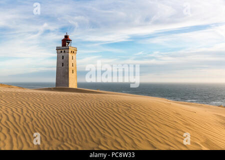 Rubjerg Knude lighthouse buried in sands on the coast of the North Sea Stock Photo