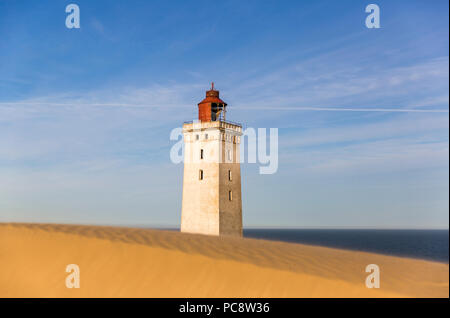 Rubjerg Knude lighthouse buried in sands on the coast of the North Sea Stock Photo