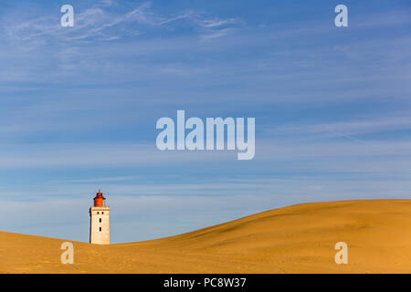 Rubjerg Knude lighthouse buried in sands on the coast of the North Sea Stock Photo